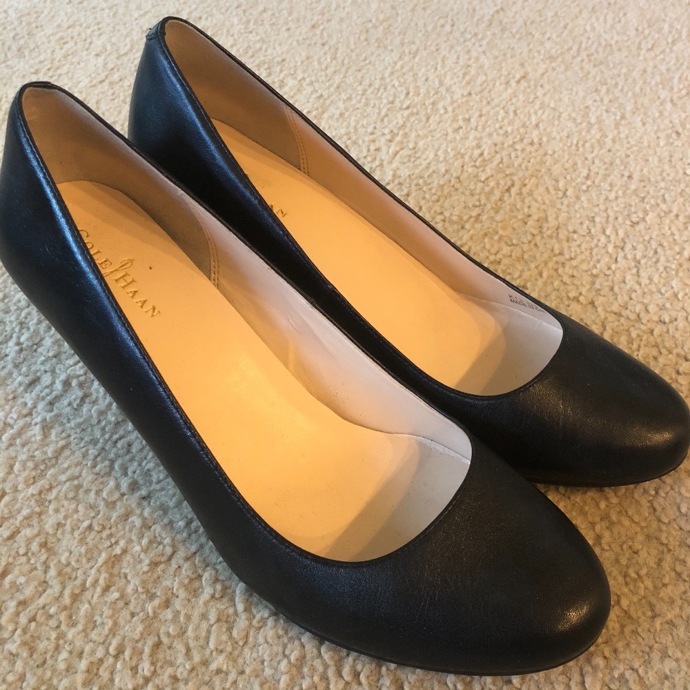 Cole Haan Black Wedges
